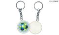 Button - Round 1- 1/4" Key Holder - Printed digitally 4 color process