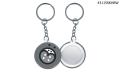 Button - Round 1-1/2" Key Holder - Printed black on white or colored stock paper