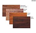 Solid Wood Cutting Board 6" x 9" x 1/4" - imprinted by wood burning